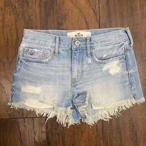 Hollister High Rise Denim Shorts Size 0/24